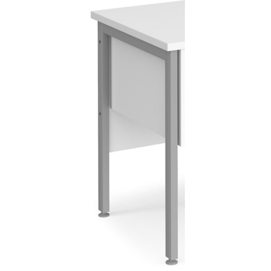 Maestro H Frame Shallow Desk with Twin Pedestal